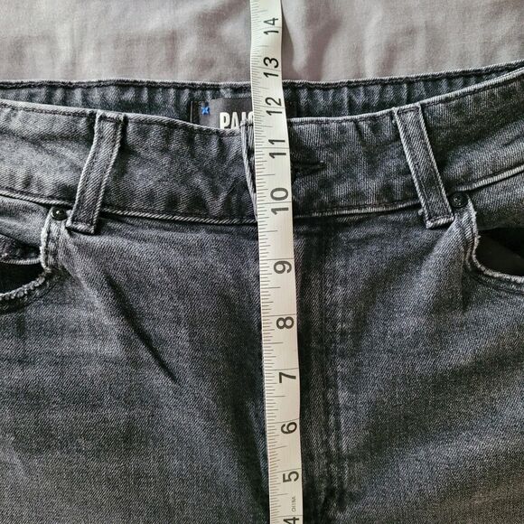 Paige Jeans Womens Size 30 Black Sasha Wide Leg High Rise Denim 30x30.5 Stretchy - Picture 6 of 8